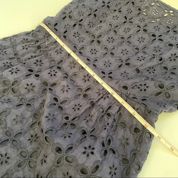 Nanette Lepore Navy Blue Eyelet Cutout Dress 4 - Picture 11 of 15